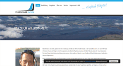 Desktop Screenshot of flugschule-husum.de