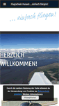 Mobile Screenshot of flugschule-husum.de